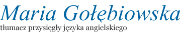 Maria Gołębiowska logo